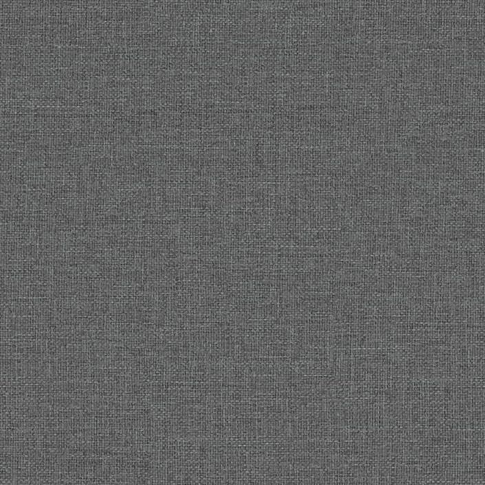 Chaise à manger gris foncé 54x56x96,5 cm tissu - Photo n°7