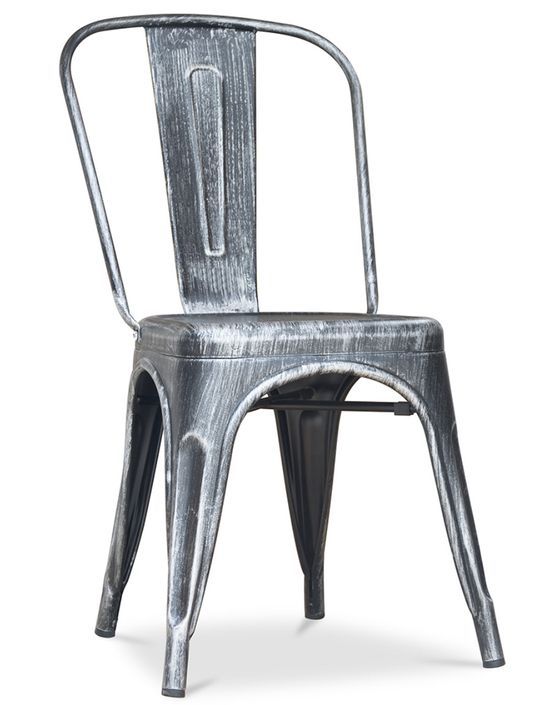 Chaise acier vintage renforcé Kalax - Haut de gamme - Photo n°1