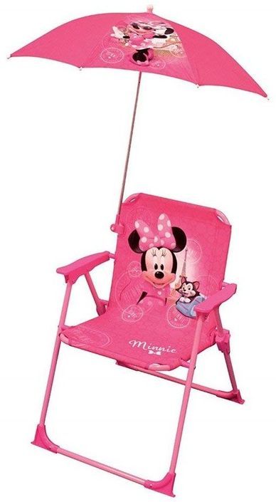 Chaise avec parasol Minnie Paris Disney - Photo n°1