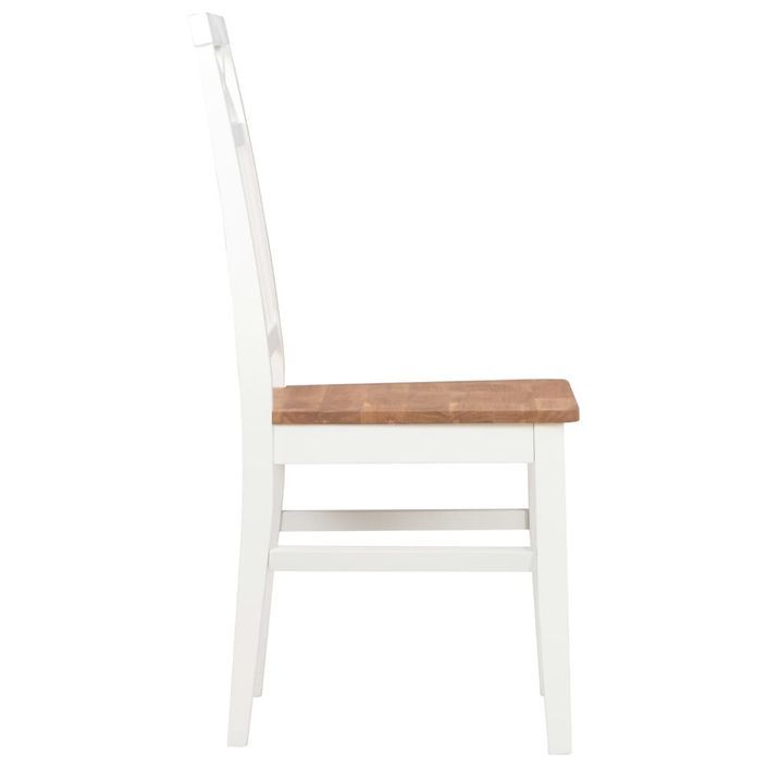 Chaise chêne clair et bouleau blanc Rij - Lot de 2 - Photo n°4