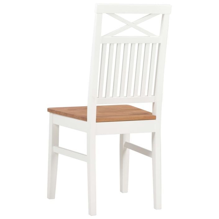 Chaise chêne clair et bouleau blanc Rij - Lot de 2 - Photo n°5