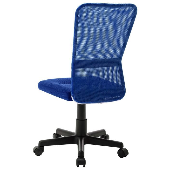 Chaise de bureau Bleu 44x52x100 cm Tissu en maille - Photo n°3