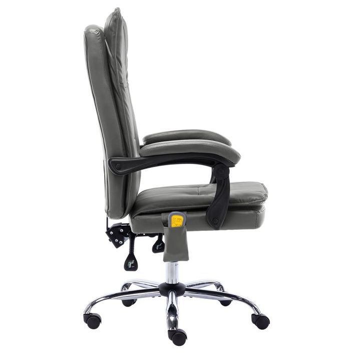 Chaise de bureau de massage Anthracite Similicuir 3 - Photo n°3