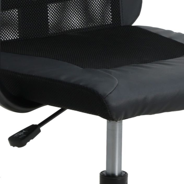 Chaise de bureau réglable en hauteur noir - Photo n°7