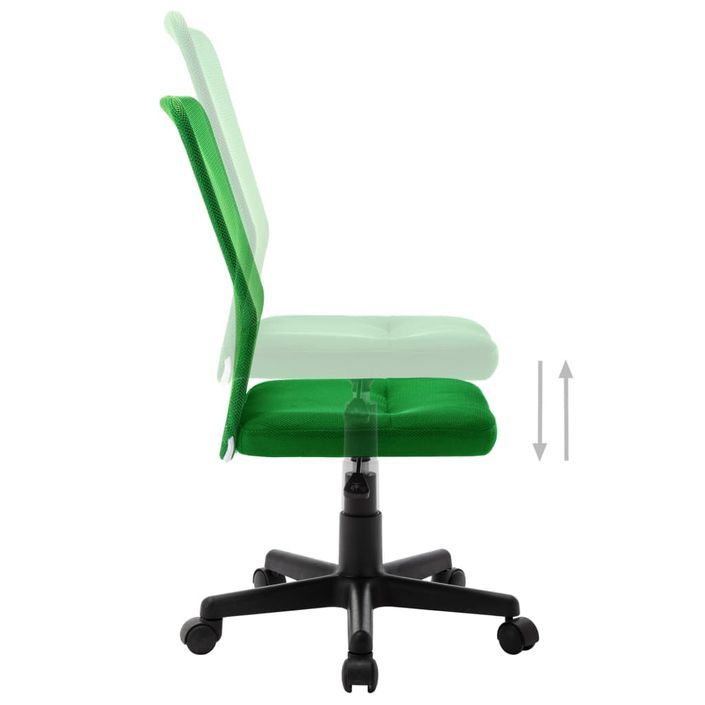Chaise de bureau Vert 44x52x100 cm Tissu en maille - Photo n°7