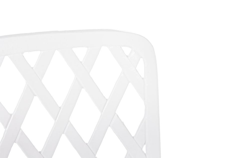 Chaise de jardin aluminium blanc Fazola - Lot de 2 - Photo n°10