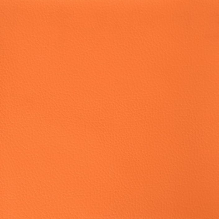 Chaise de jeu avec repose-pied Noir et orange Similicuir 2 - Photo n°12