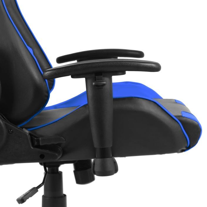 Chaise de jeu pivotante Bleu PVC 2 - Photo n°6