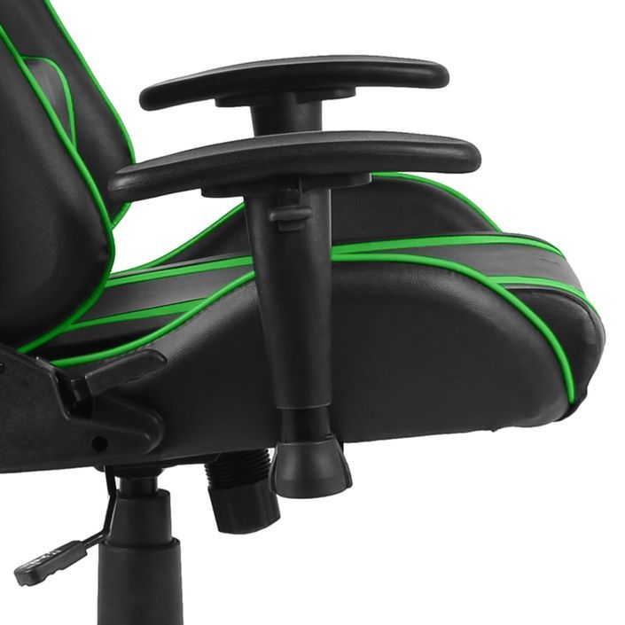 Chaise de jeu pivotante Vert PVC - Photo n°6