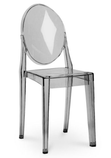 Chaise design en polycarbonate transparent ou Opaque - Collection Louiva - Photo n°1