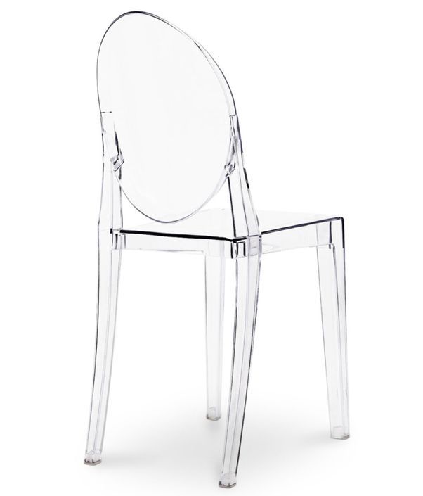 Chaise design en polycarbonate transparent ou Opaque - Collection Louiva - Photo n°2