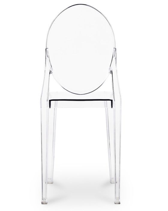 Chaise design en polycarbonate transparent ou Opaque - Collection Louiva - Photo n°3