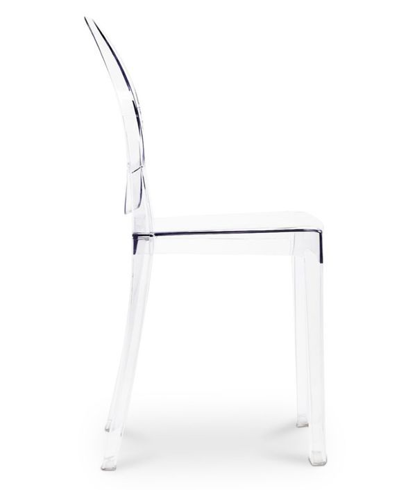 Chaise design en polycarbonate transparent ou Opaque - Collection Louiva - Photo n°4