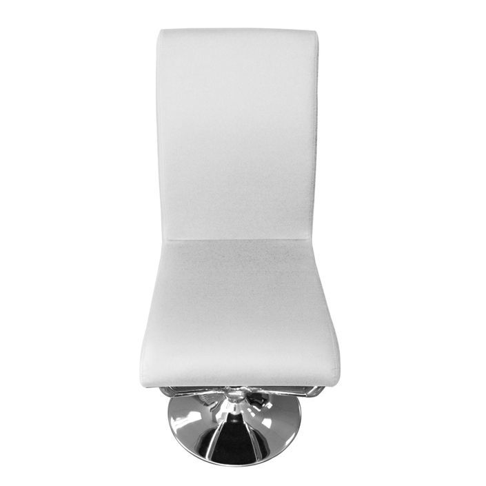 Chaise design simili Blanc Kazen - Lot de 6 - Photo n°4