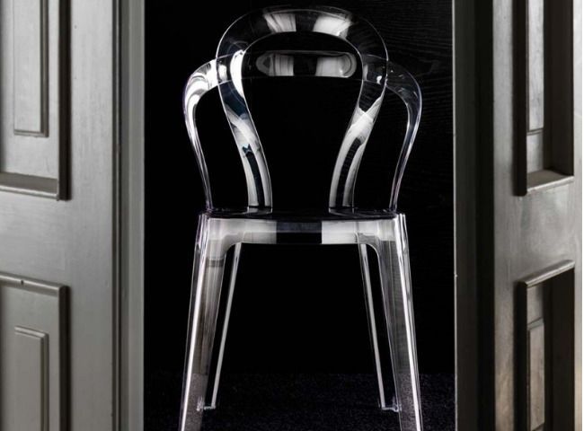 Chaise design transparente Anya - Lot de 4 - Photo n°2
