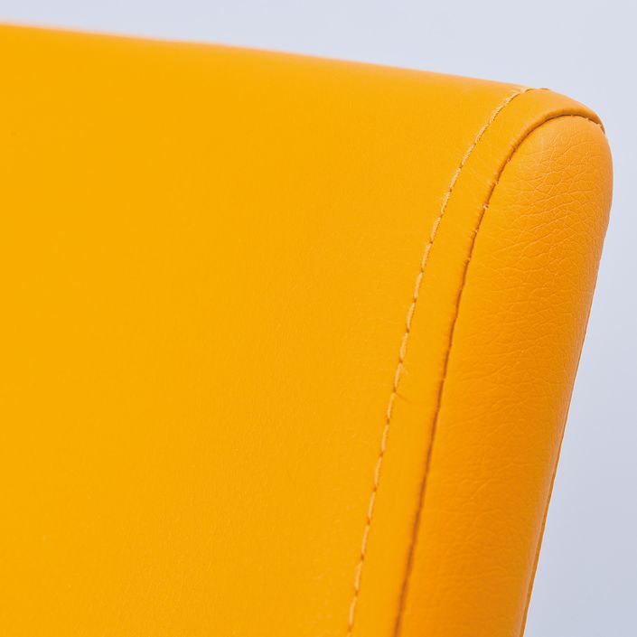 Chaise élégante orange Val - Lot de 4 - Photo n°4