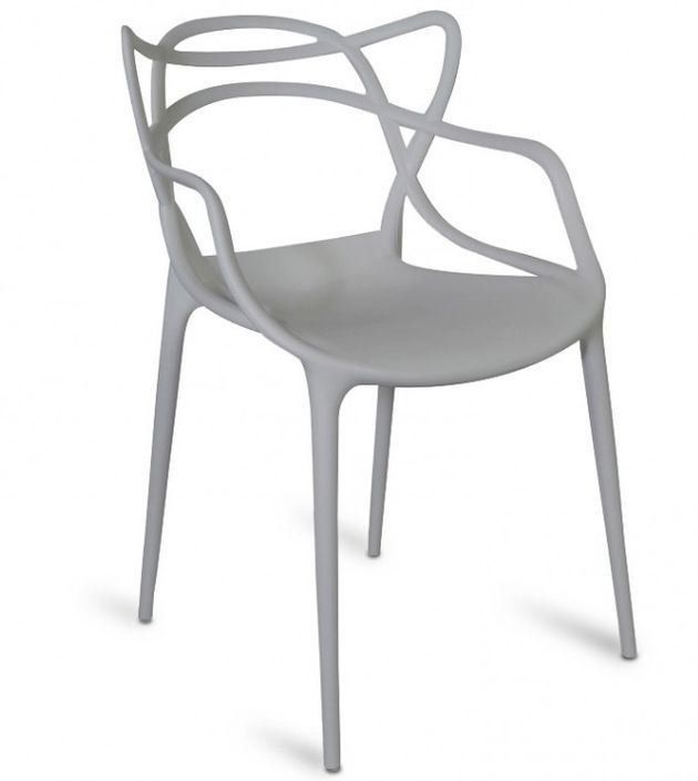 Chaise moderne avec accoudoirs polypropylène Beliano - Photo n°1