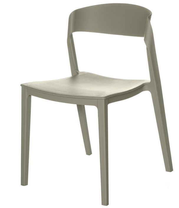 Chaise moderne polypropylène vert menthe Adel - Photo n°1