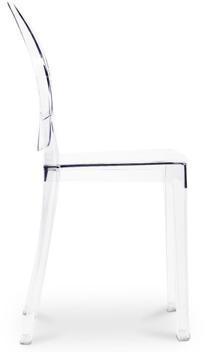 Chaise moderne transparente Eliza - Photo n°3