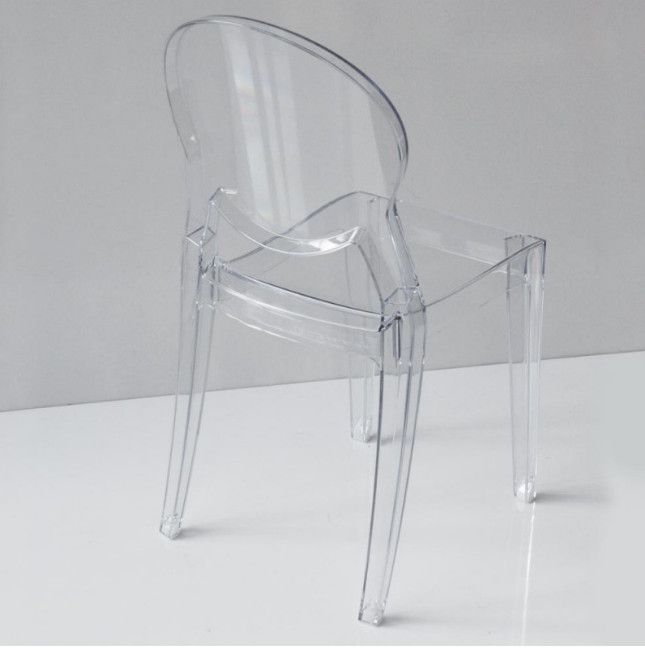 Chaise polycarbonate transparent Kay - Lot de 4 - Photo n°6