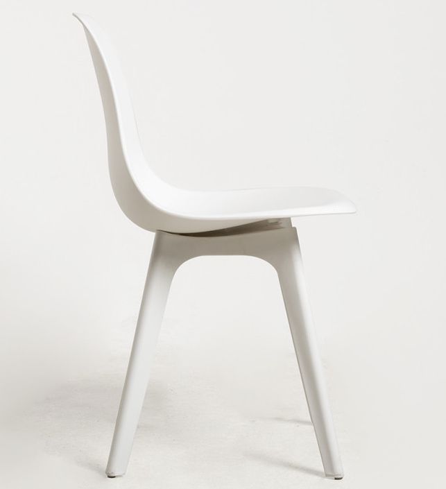 Chaise polypropylène blanc Brink - Lot de 2 - Photo n°2