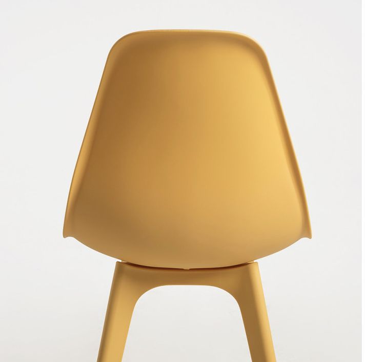 Chaise polypropylène jaune Brink - Lot de 2 - Photo n°6