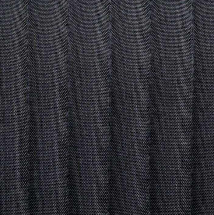 Chaise tissu noir et pieds métal noir Mikee - Lot de 2 - Photo n°6