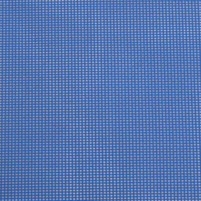Chaises longues pliables 2 pcs bleu textilène et acier - Photo n°11