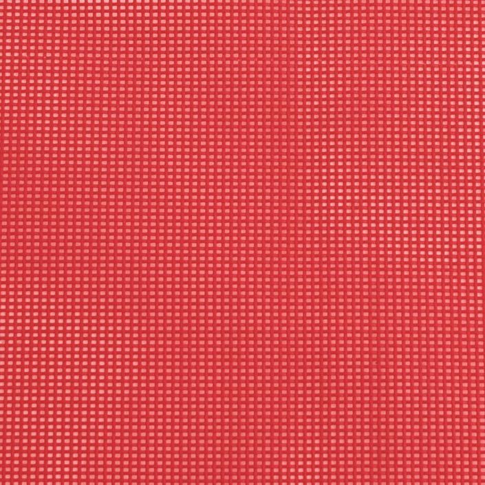 Chaises longues pliables 2 pcs rouge textilène et acier - Photo n°11