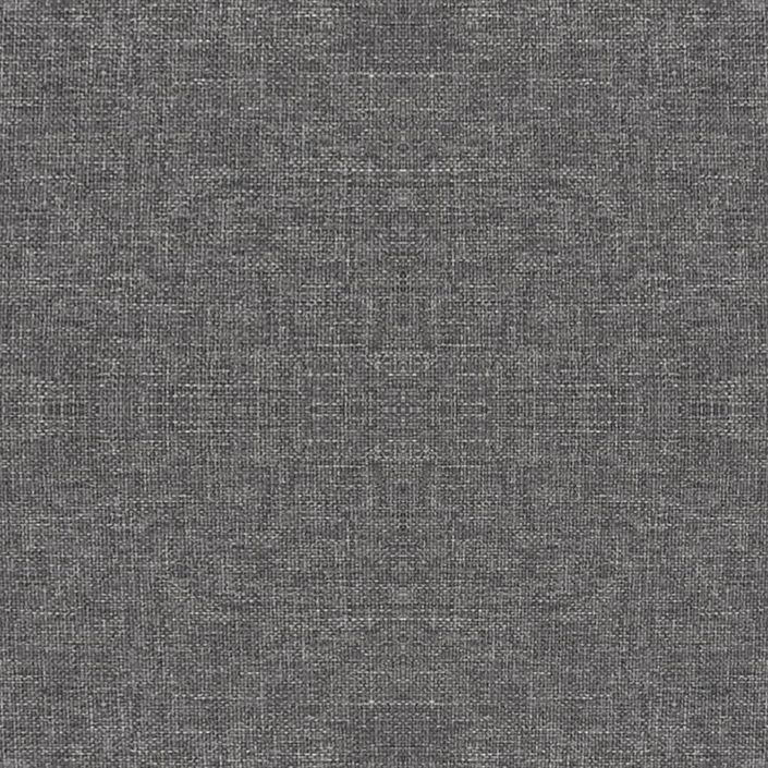 Chaises pivotantes à manger lot de 2 gris clair tissu - Photo n°8