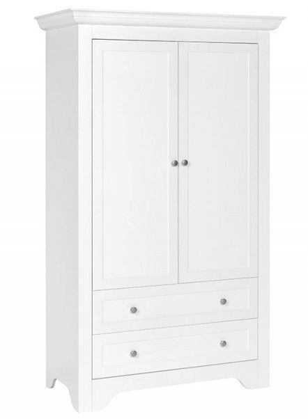 Chambre bébé Occitane lit évolutif 70x140 cm commode et armoire bois blanc - Photo n°5