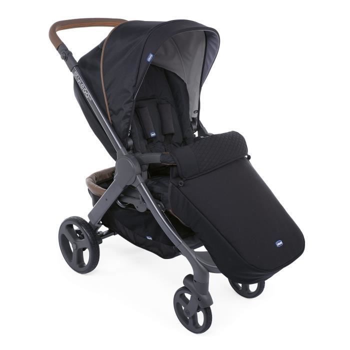CHICCO-Trio StyleGo Up i-Size BebeCare Pure Black - Photo n°3