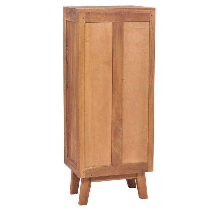 Chiffonnier 5 tiroirs 40x30x100 cm Bois de teck massif - Photo n°4