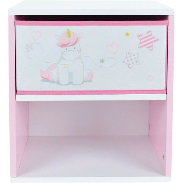 CIJEP Table de chevet enfant Licorne - Photo n°1