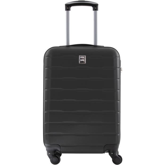 CITY BAG Valise Cabine ABS 4 Roues Gris 2 - Photo n°1