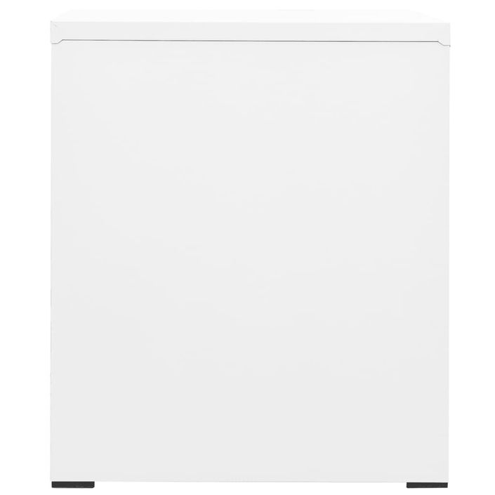 Classeur Blanc 46x62x72,5 cm Acier - Photo n°6