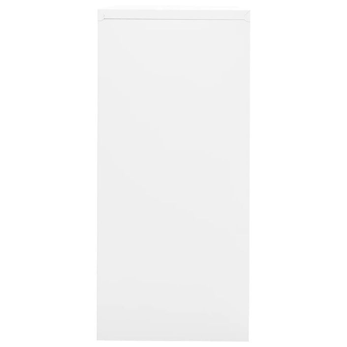 Classeur Blanc 90x46x103 cm Acier - Photo n°5