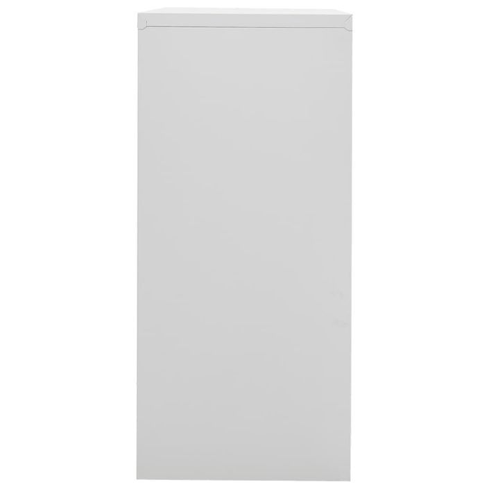 Classeur Gris clair 90x46x103 cm Acier - Photo n°5