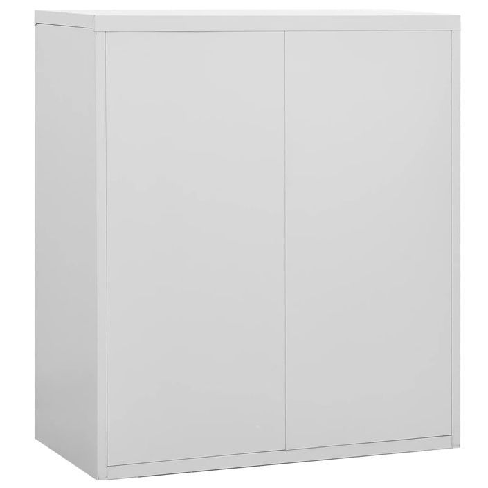 Classeur Gris clair 90x46x103 cm Acier - Photo n°6