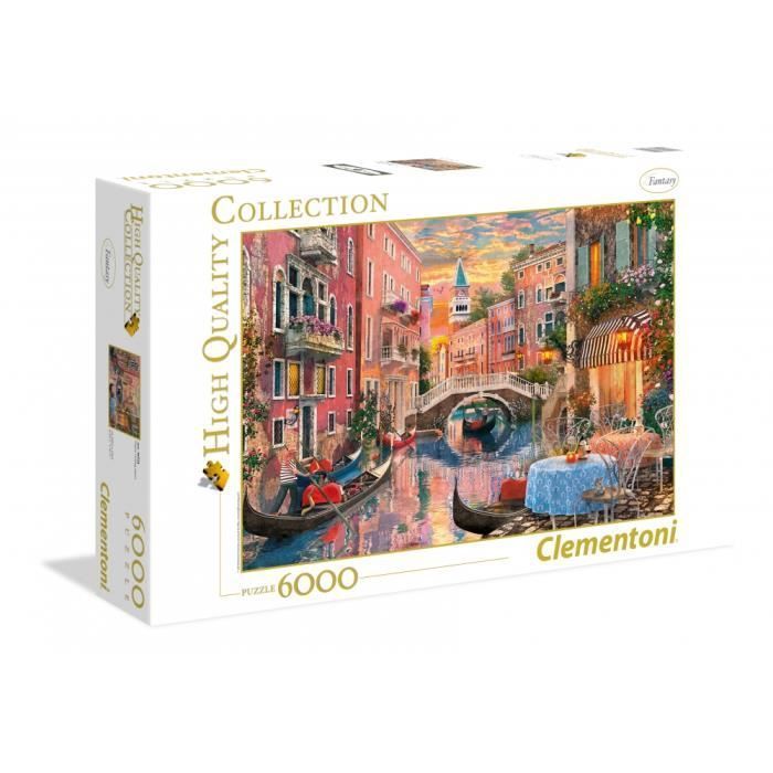 CLEMENTONI - 36524 - 6000 pieces - Venice Evening Sunset - Photo n°1