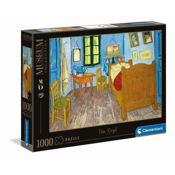 Clementoni - 39616 - Museum Collection 1000 pieces - Chambre Arles V.Gogh - Photo n°1