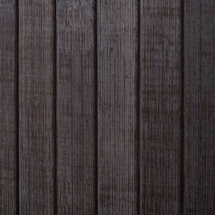 Cloison de séparation Bambou Marron foncé 250 x 165 cm - Photo n°2