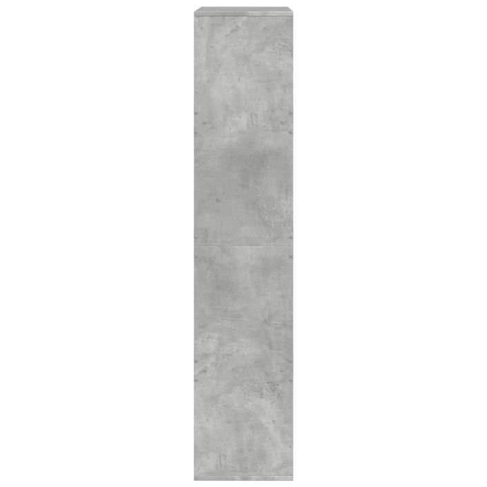 Cloison de séparation gris béton 100x33x155,5cm bois ingénierie - Photo n°5