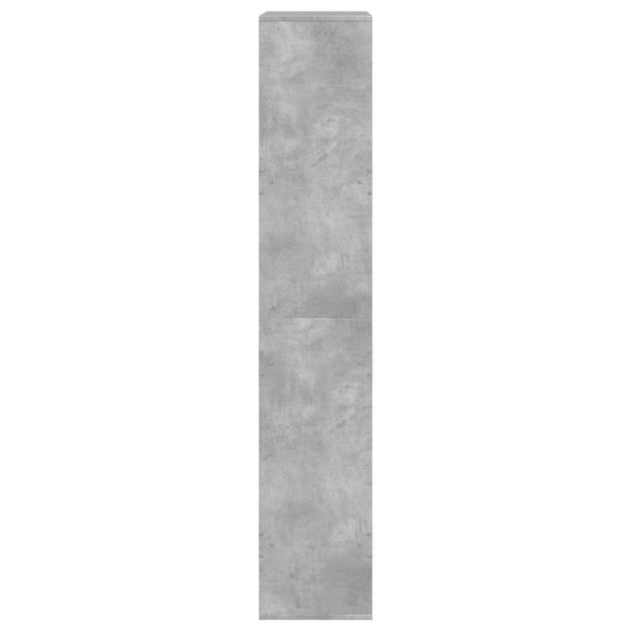 Cloison de séparation gris béton 100x33x175cm bois d'ingénierie - Photo n°5