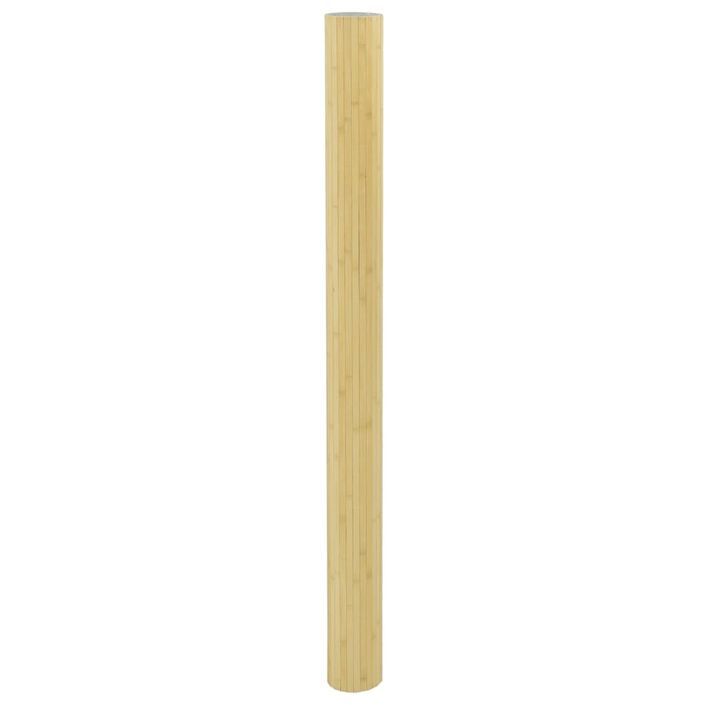 Cloison de séparation naturel clair 165x400 cm bambou - Photo n°4