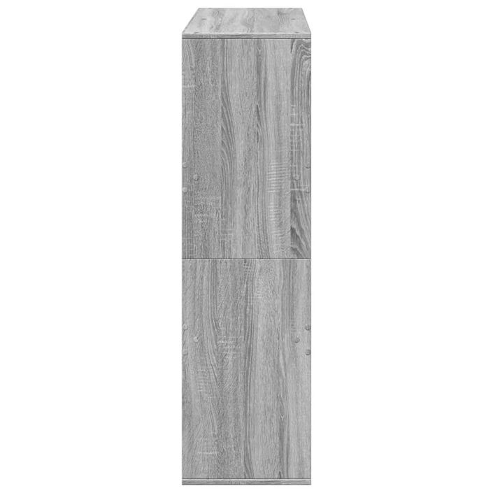 Cloison de séparation sonoma gris 100x33x115 cm bois ingénierie - Photo n°5