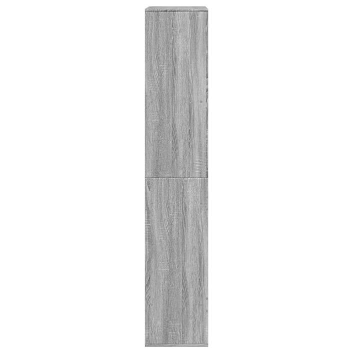 Cloison de séparation sonoma gris 100x33x175 cm bois ingénierie - Photo n°5