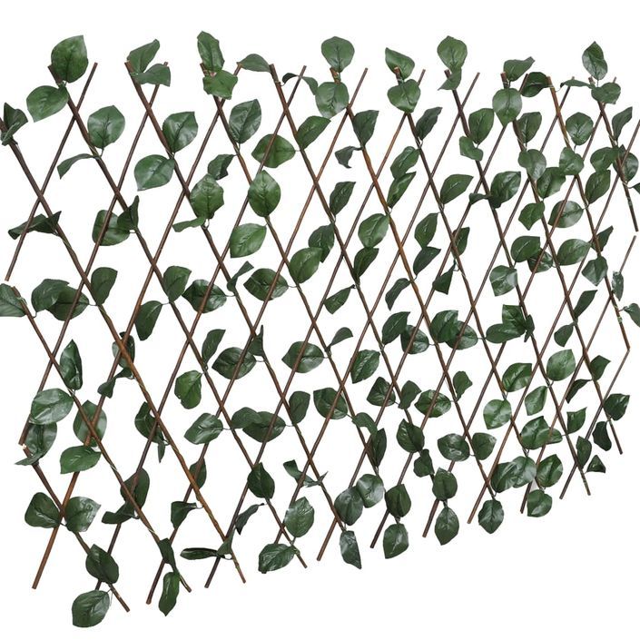 Clôtures à treillis de saule 5pcs feuille artificielle 180x30cm - Photo n°2