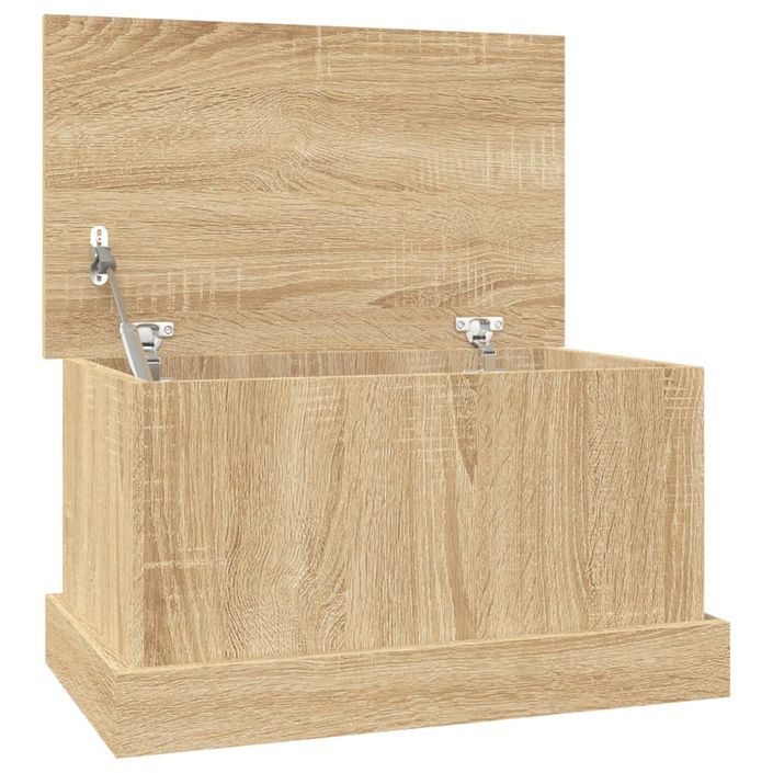 Coffre de rangement en bois Homira L 50 x H 28 x P 30 cm - Classique et intemporel - Photo n°2