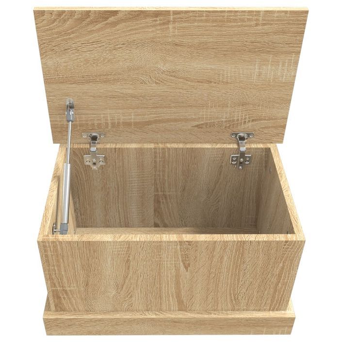 Coffre de rangement en bois Homira L 50 x H 28 x P 30 cm - Classique et intemporel - Photo n°6